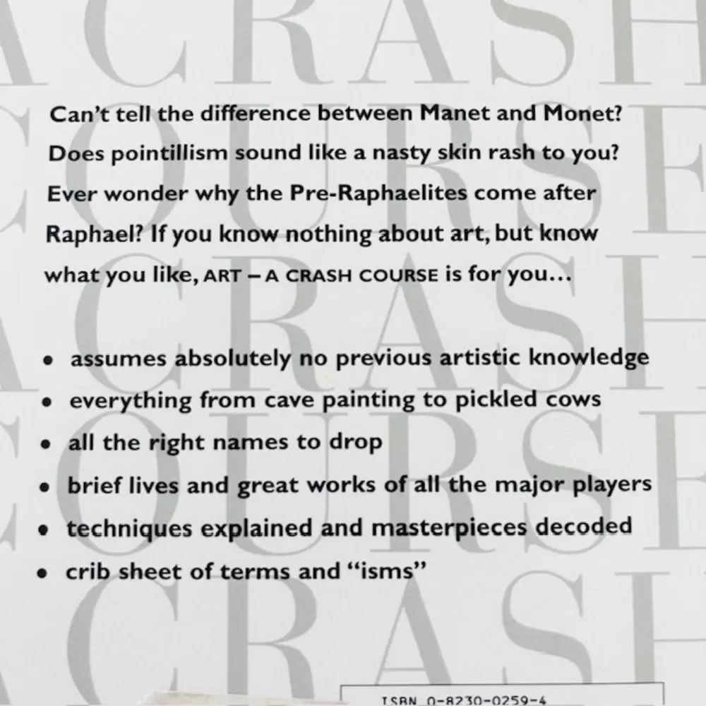 Art - A Crash Course Book by Julian Freeman